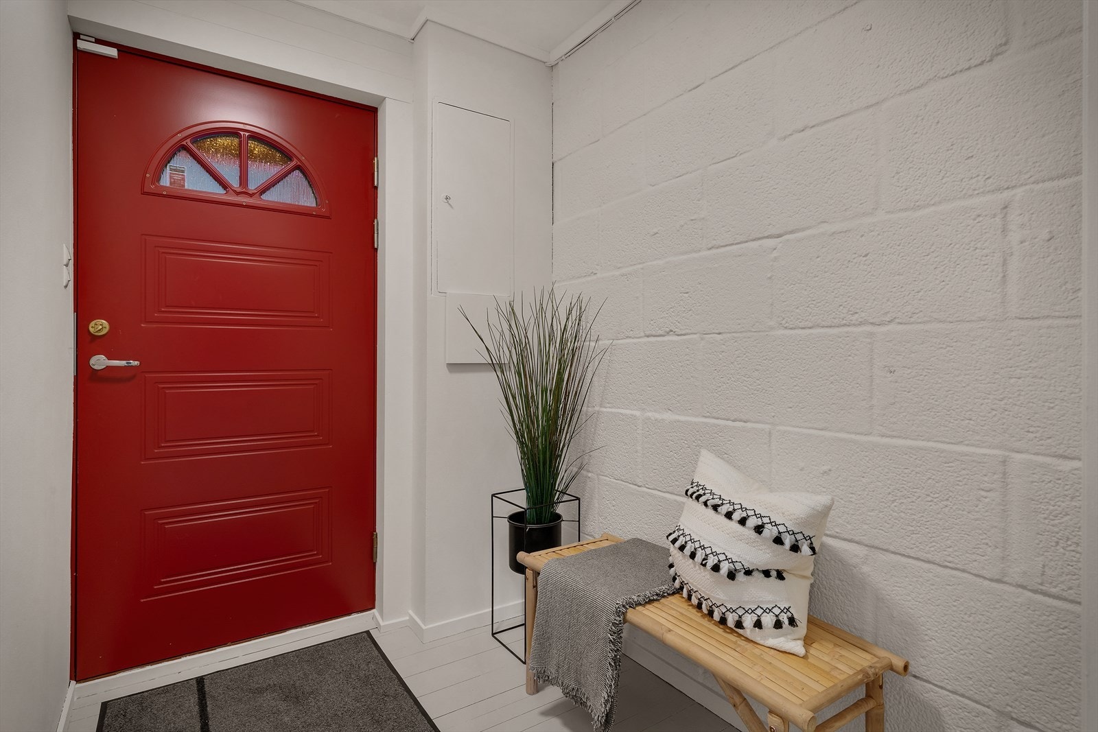 Entreen er lys og innbydende Galleribilde