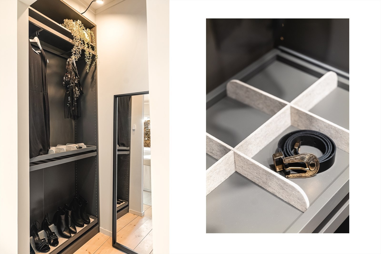 Walk-in garderobe i soverom 1. Galleribilde