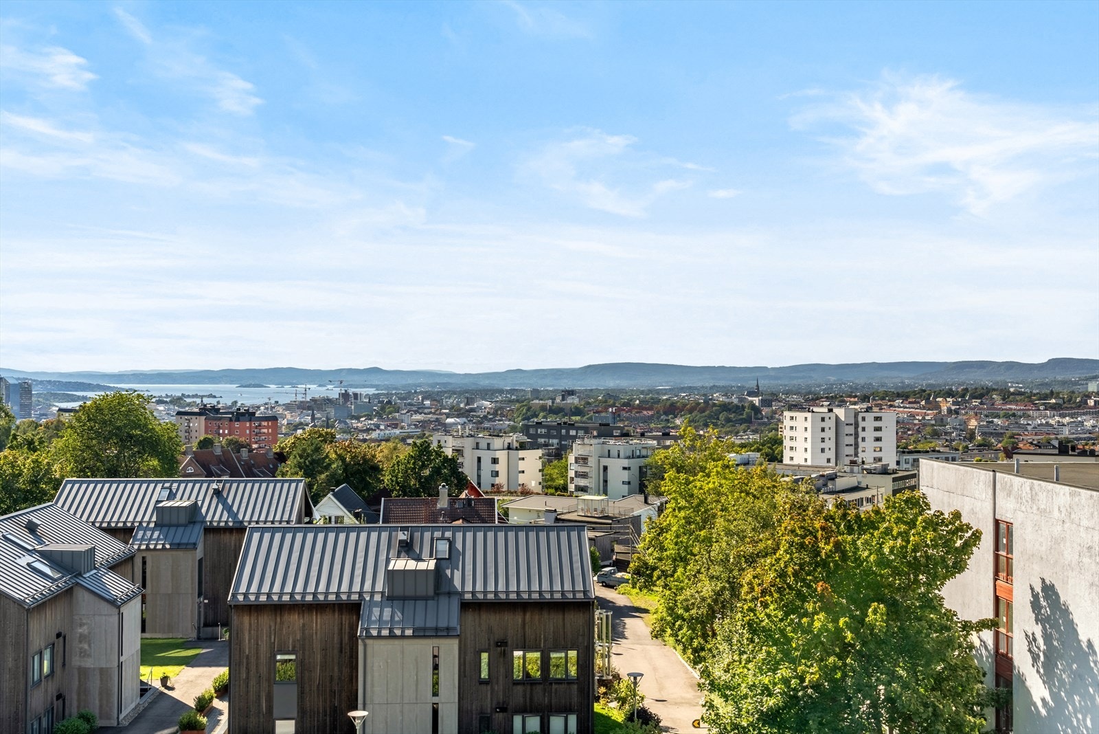 Utsikt sommerstid. Galleribilde