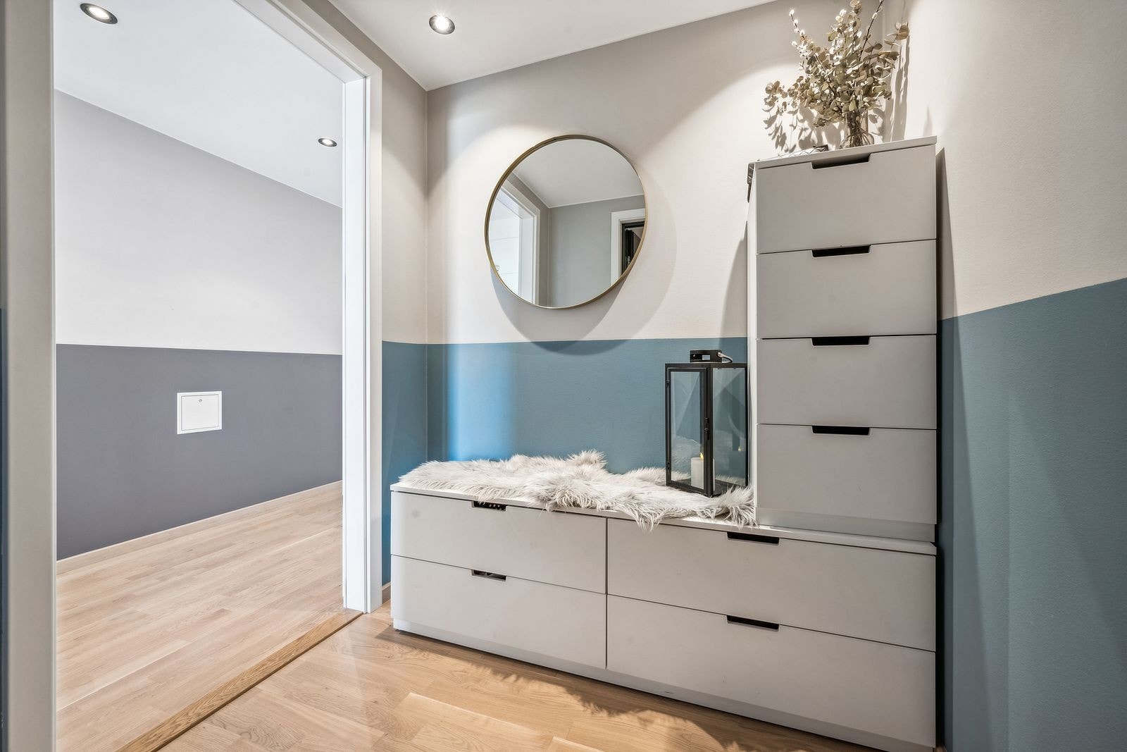 Entrè med flere smarte løsninger. Galleribilde