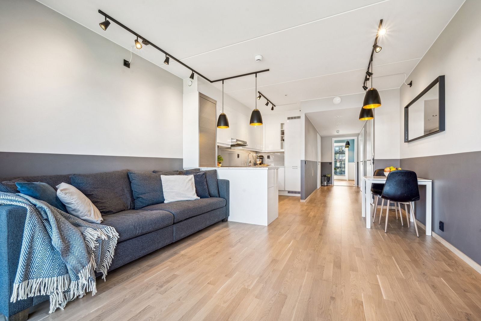 Nyt kveldene og hyggelige sammenkomster i denne åpne løsningen. Galleribilde