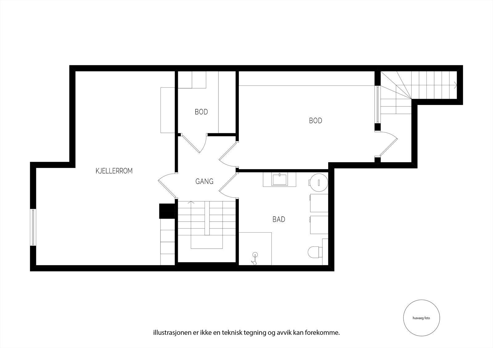 Kjelleretasje Galleribilde