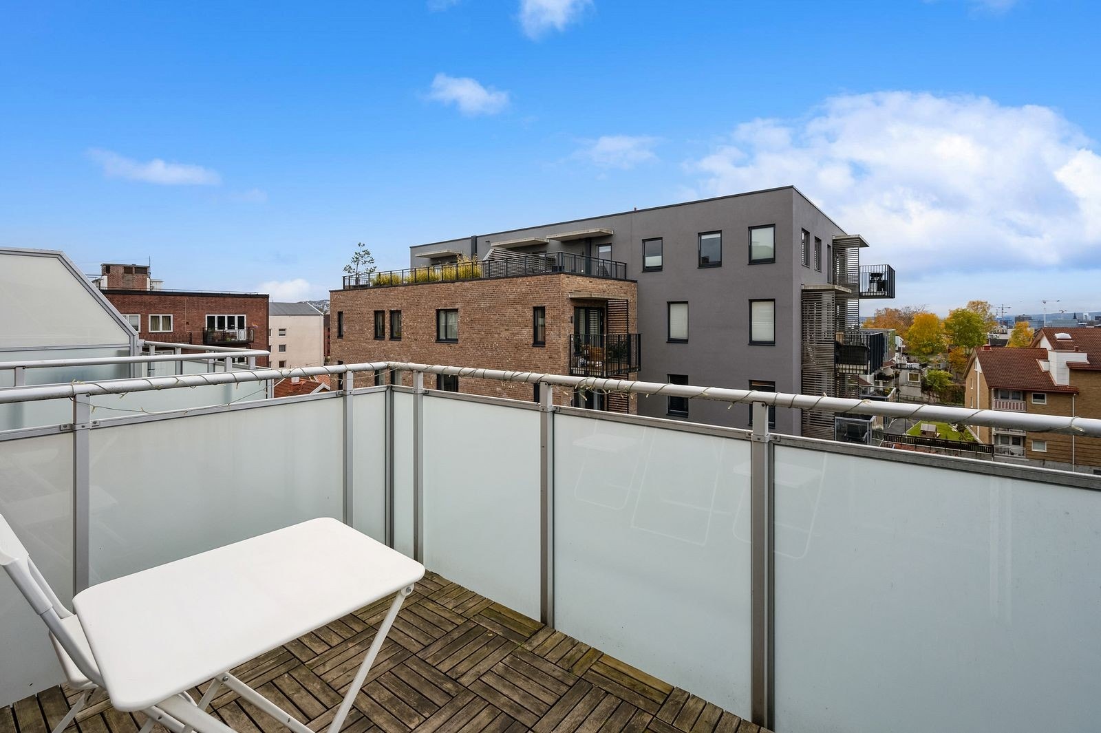 Balkong med flott utsikt Galleribilde