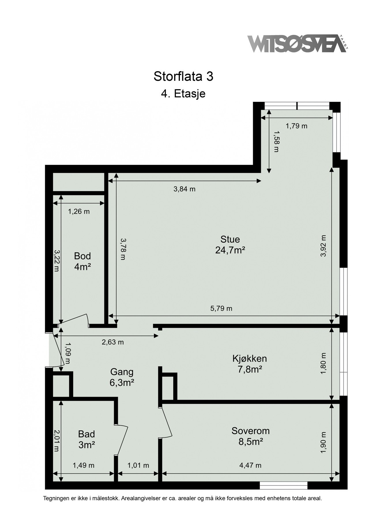 Planskisse Galleribilde