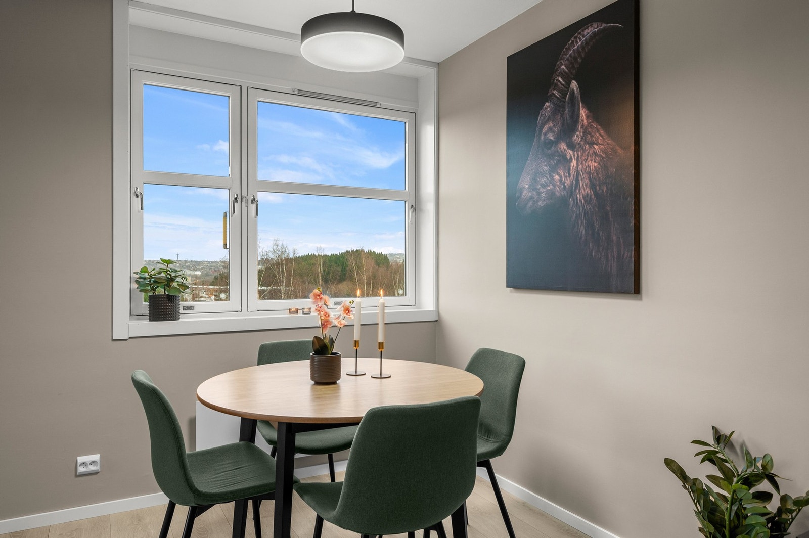 Leiligheten har en enkel adkomst med heis Galleribilde