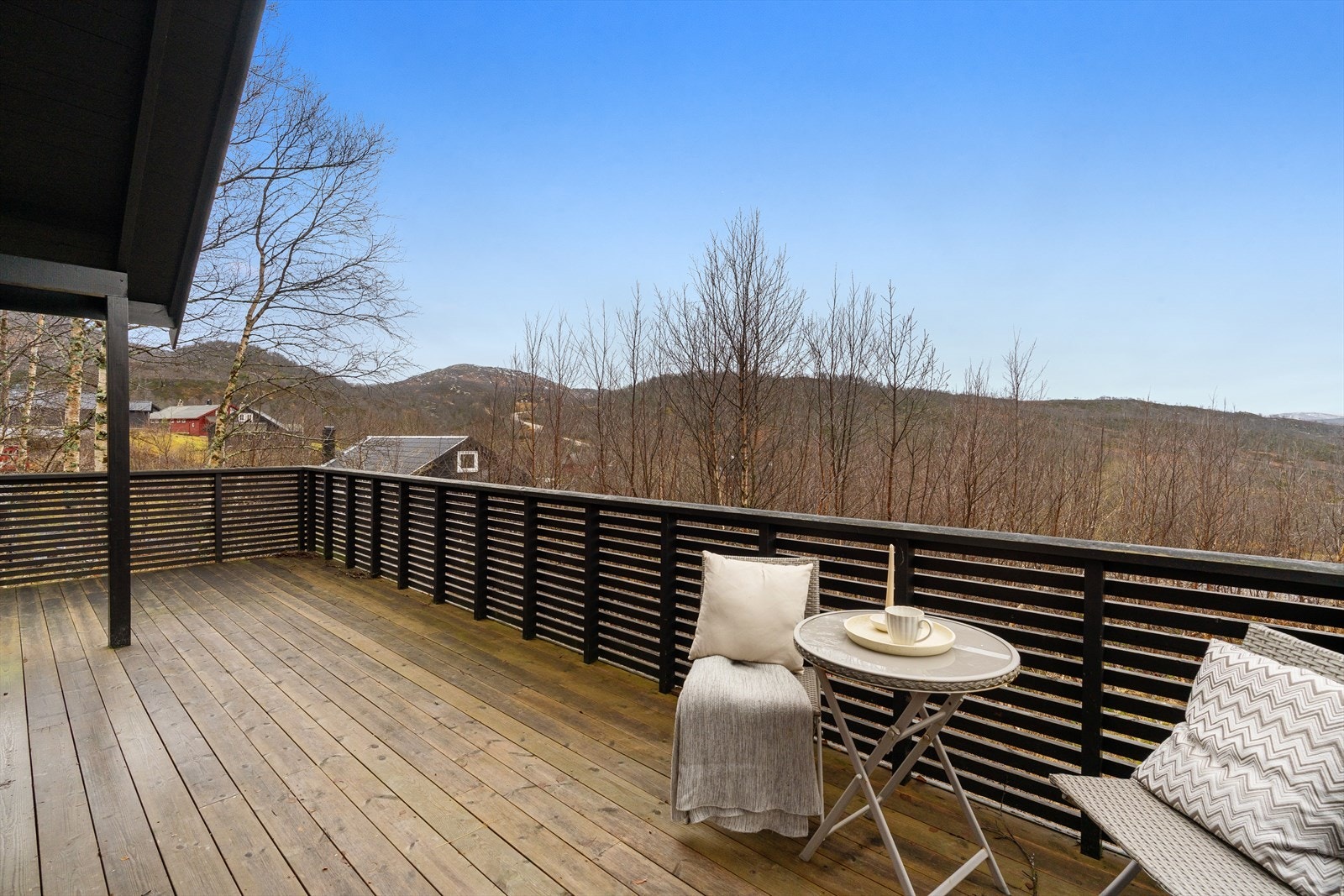 Utsikt og gode solforhold Galleribilde