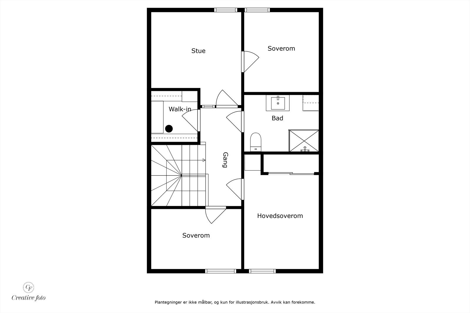Plantegning Galleribilde