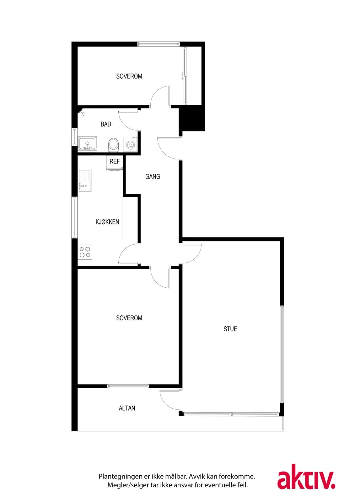 Plantegning Galleribilde