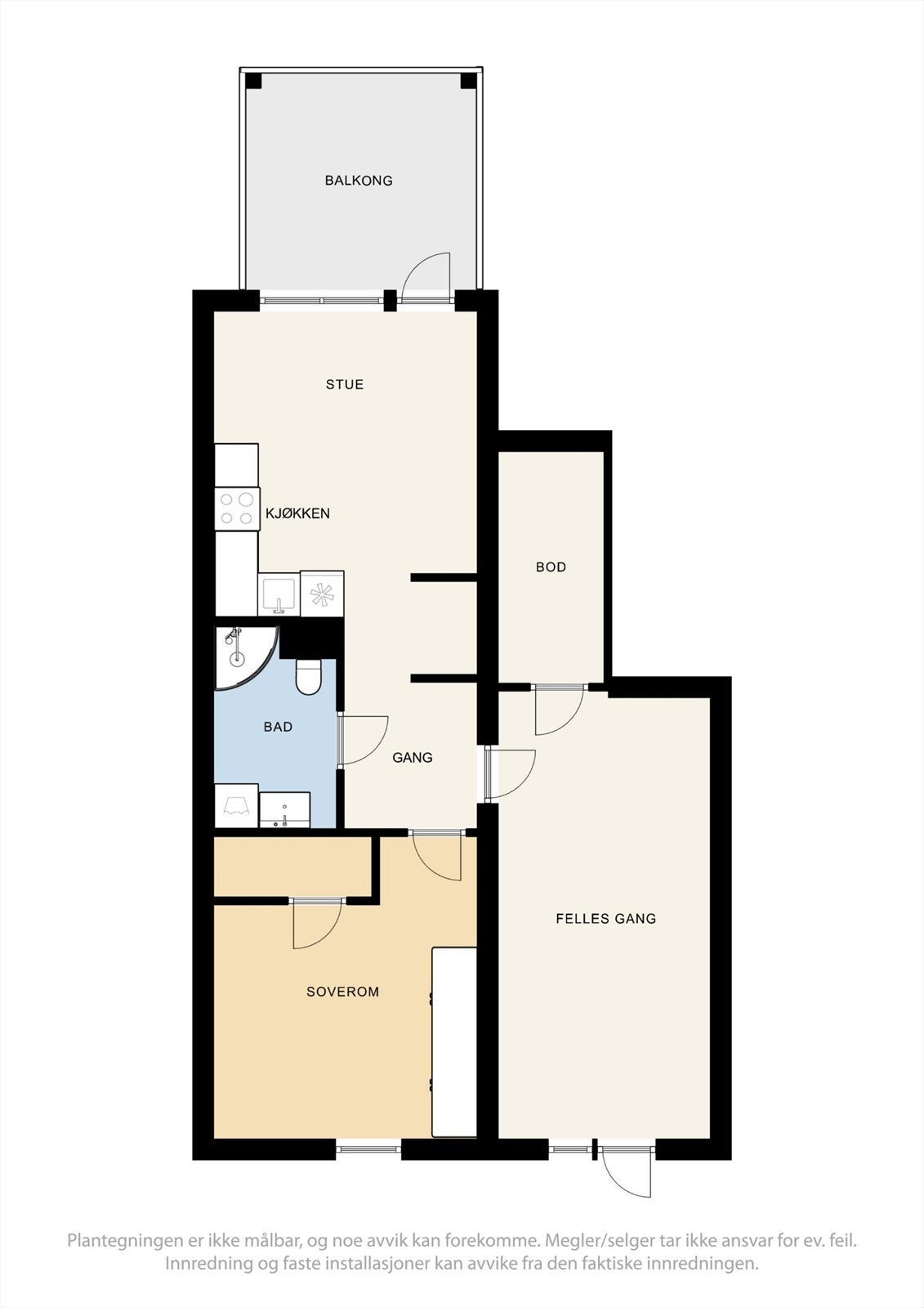 Plantegning Galleribilde