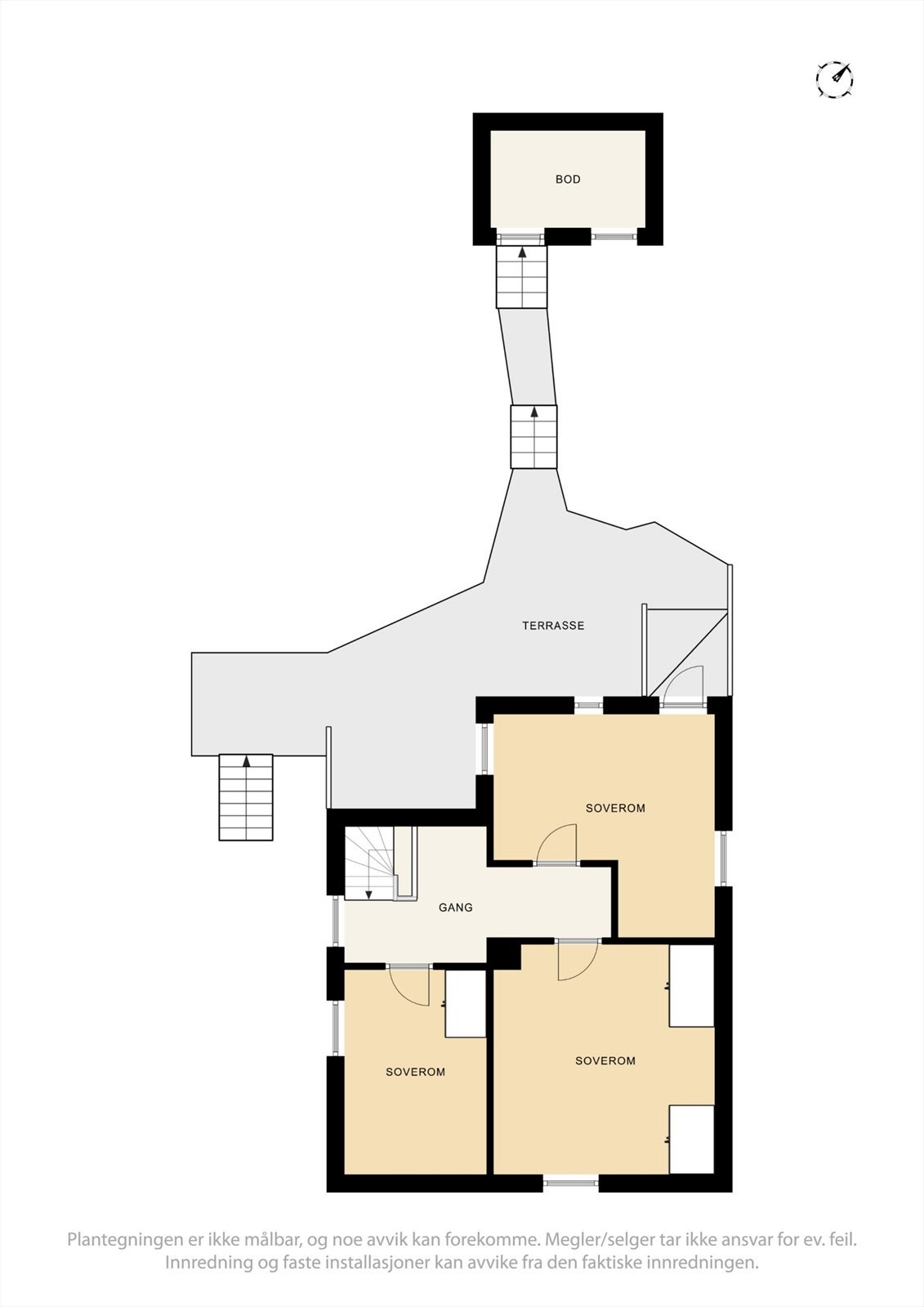 Plantegning 2. etasje Galleribilde