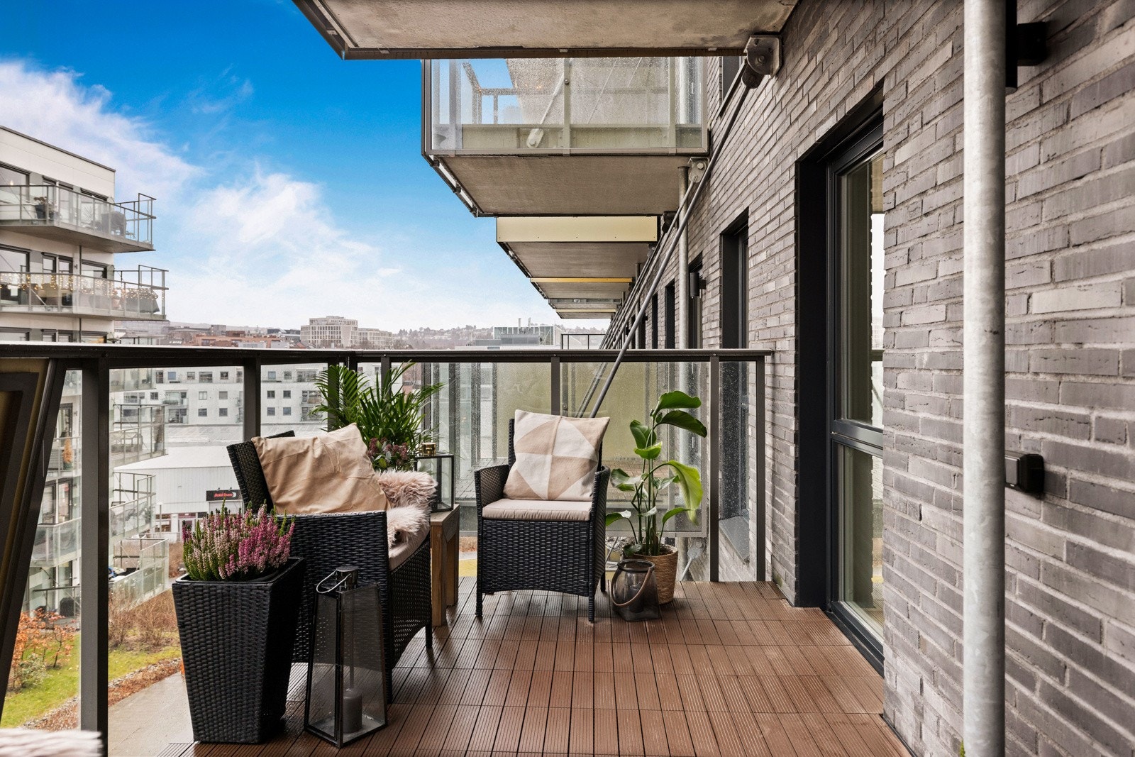 Det er montert utelys og stikkontakt. Galleribilde