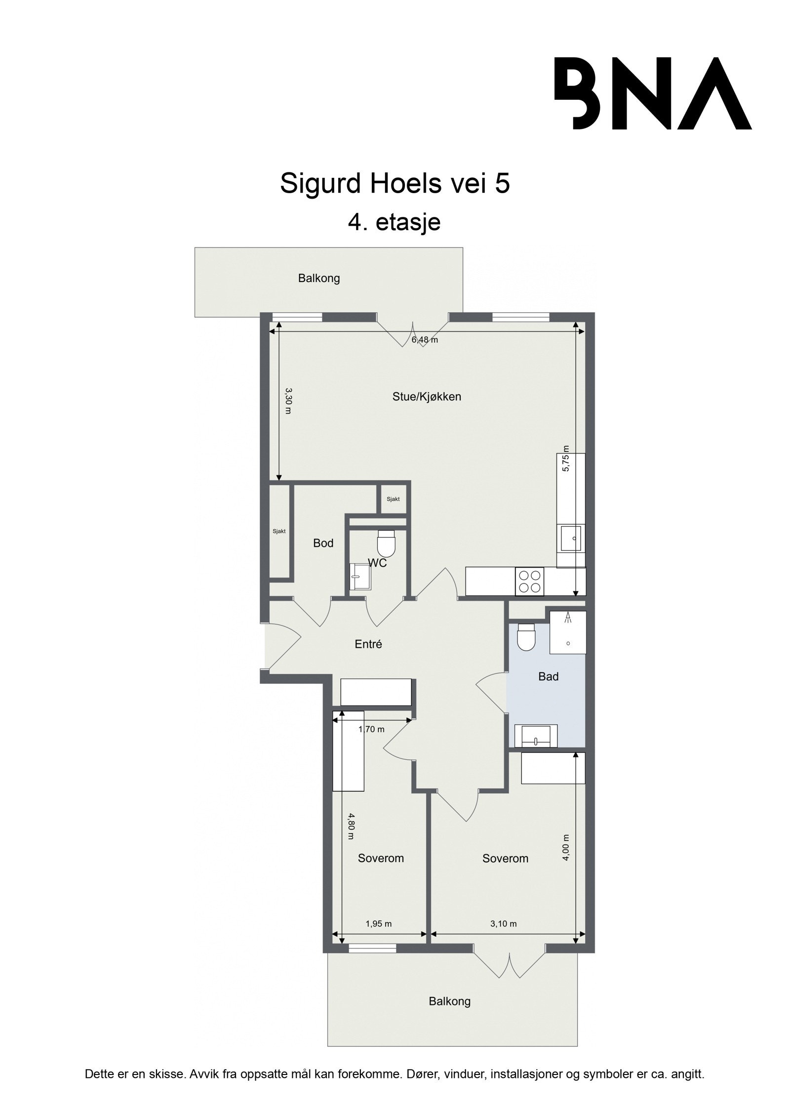 Plantegning. Galleribilde