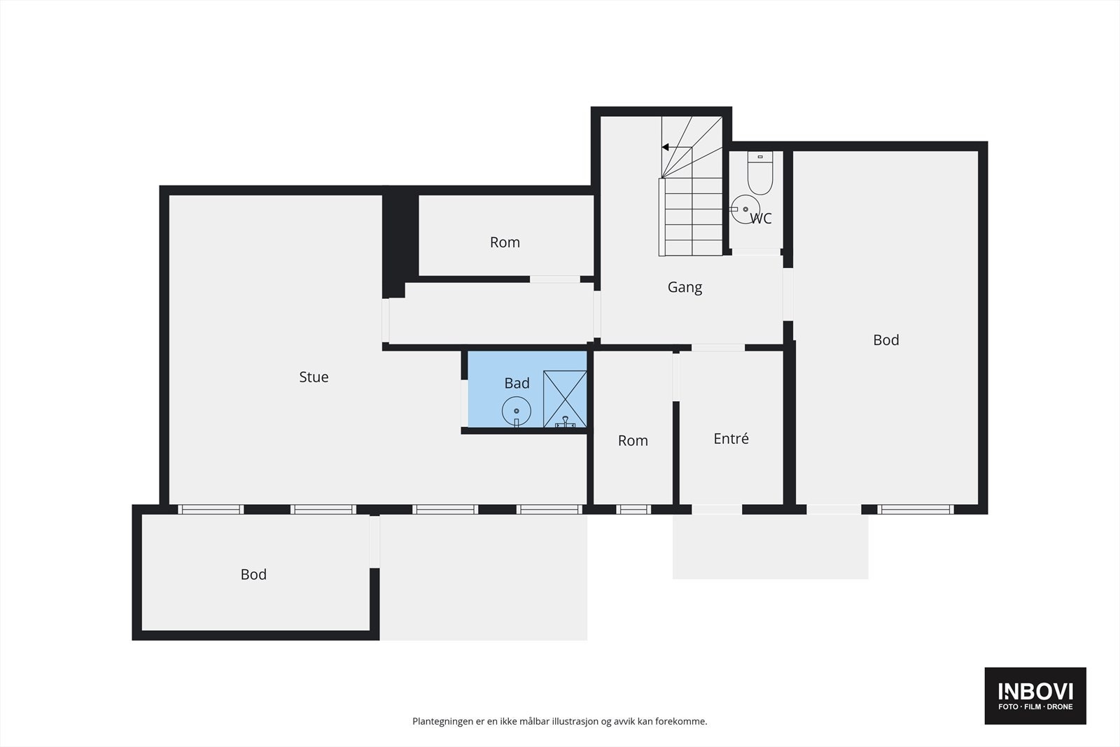 Plantegning | Underetasje Galleribilde