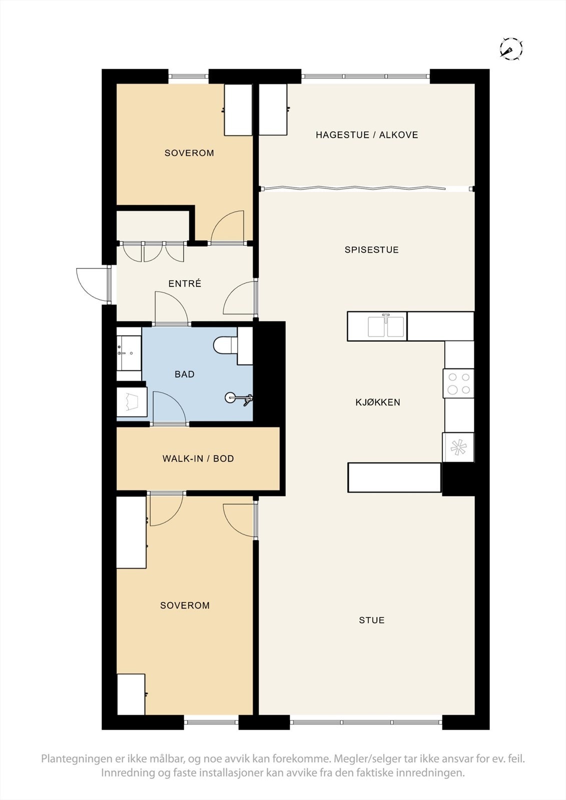 Plantegning Galleribilde