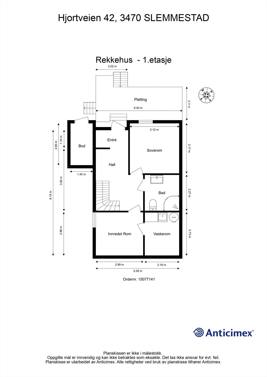 Plantegning - 1.etasje Galleribilde
