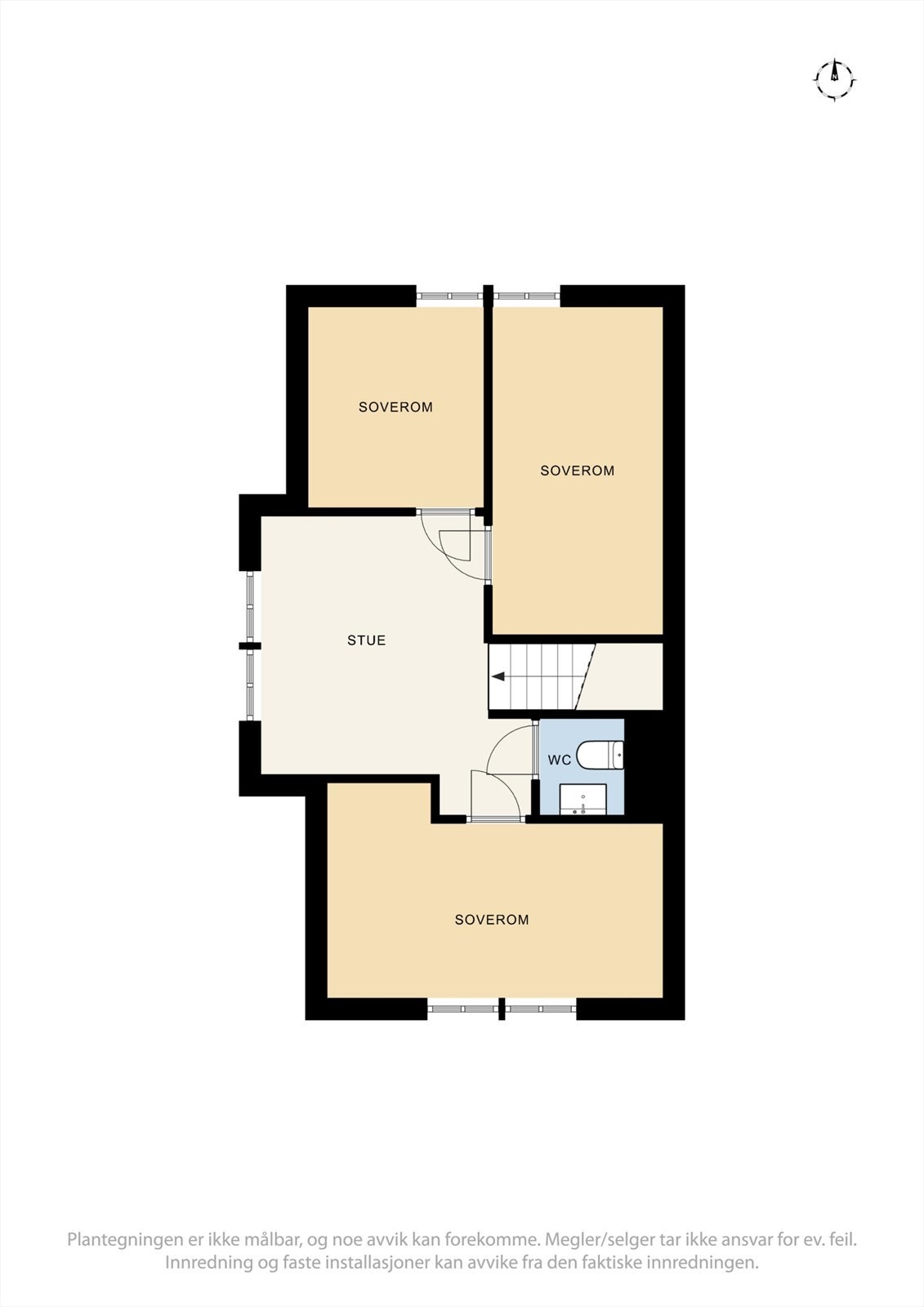 Plantegning - loft. Galleribilde