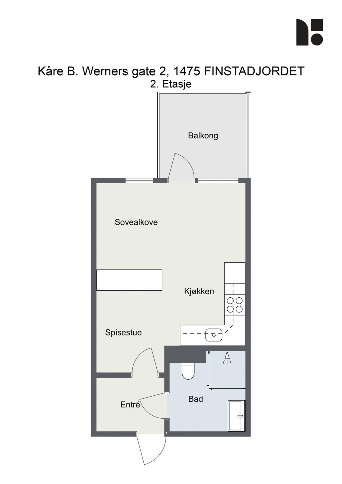 Plantegning Galleribilde