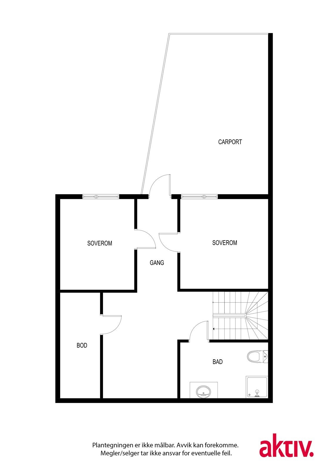 Plantegning 1. etasje. Galleribilde