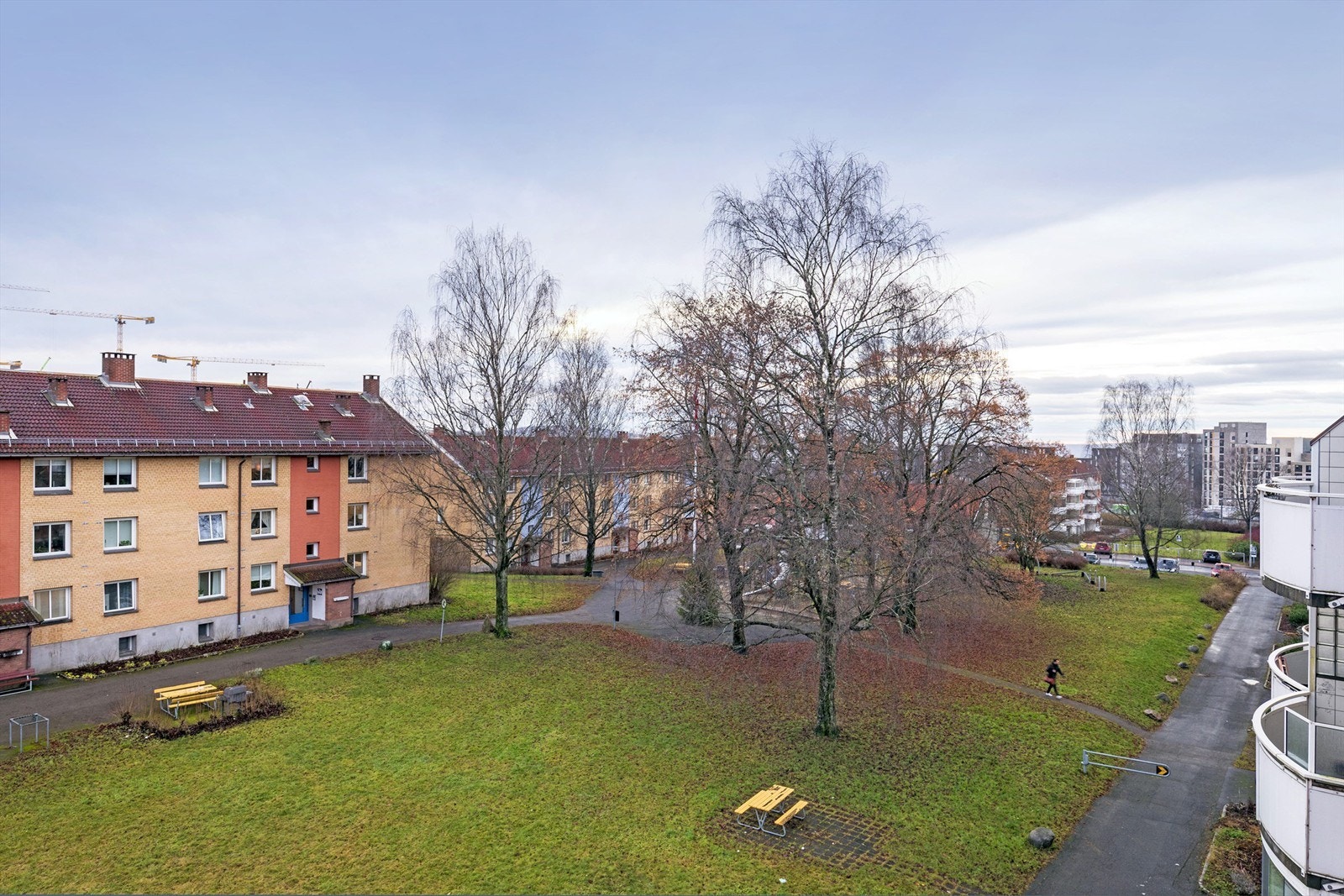 Utsikt fra balkong Galleribilde