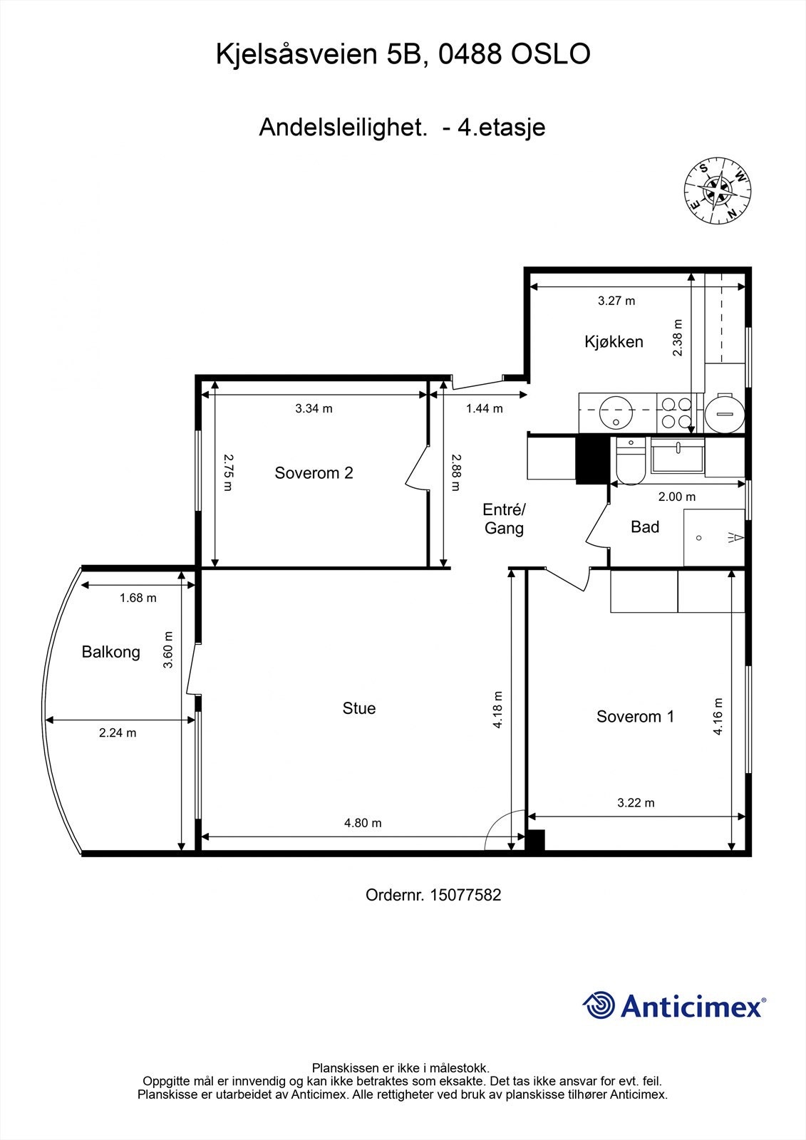 Planskisse Galleribilde