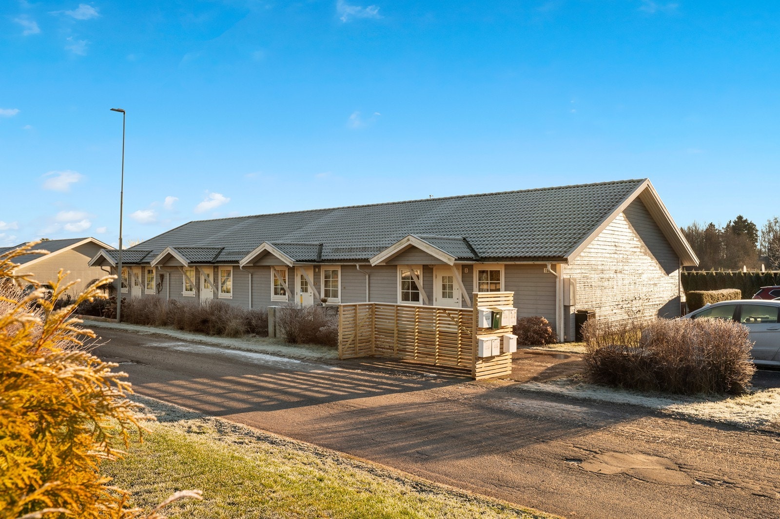 Oversikt over bebyggelsen i Lyngby Allé. Galleribilde