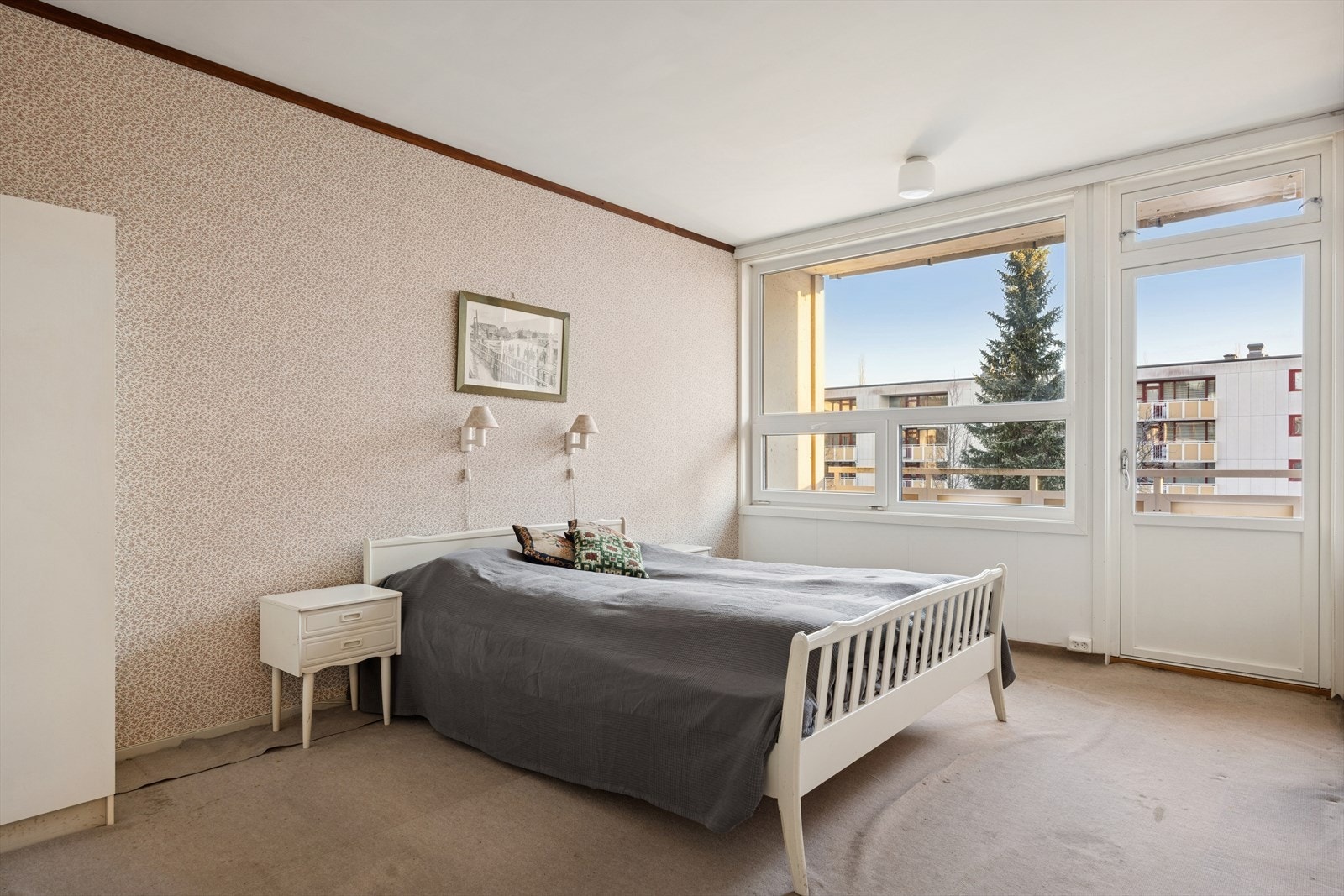 Hovedsoverommet er på 14,6 m² og har utgang til egen balkong. Galleribilde