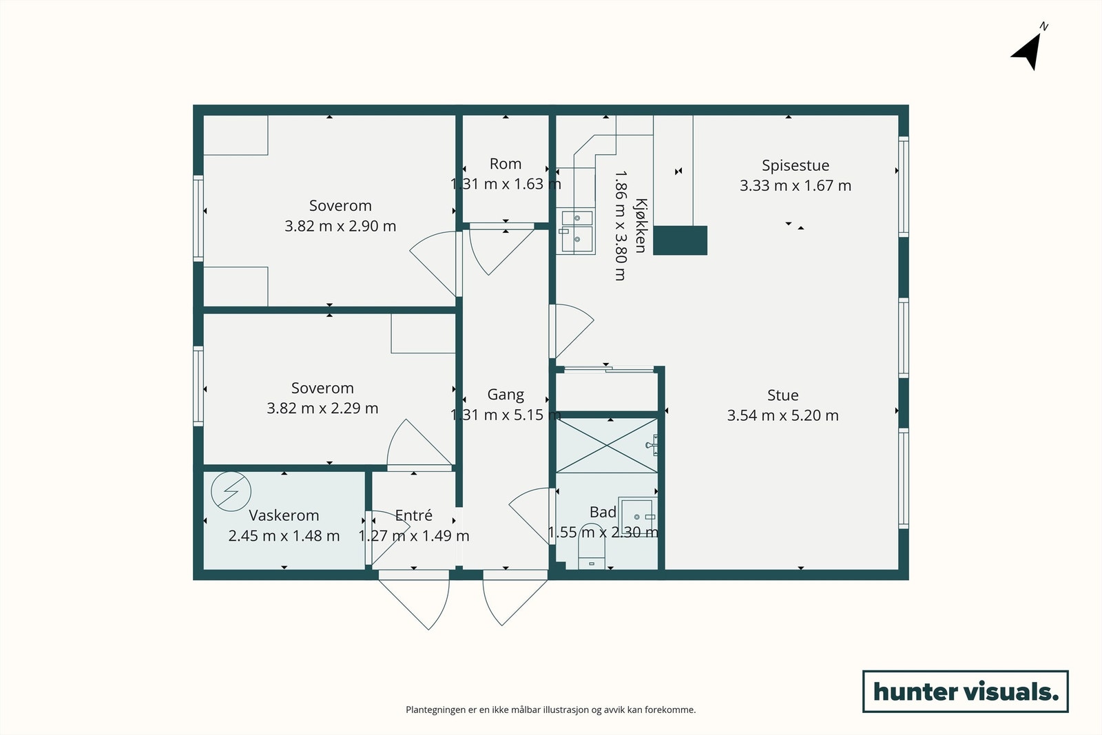 Plantegning Galleribilde
