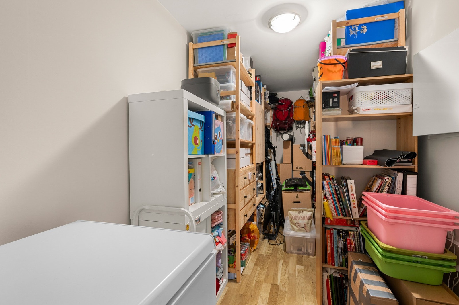 Bod på 9,4kvm som gir gode lagringsmuligheter Galleribilde