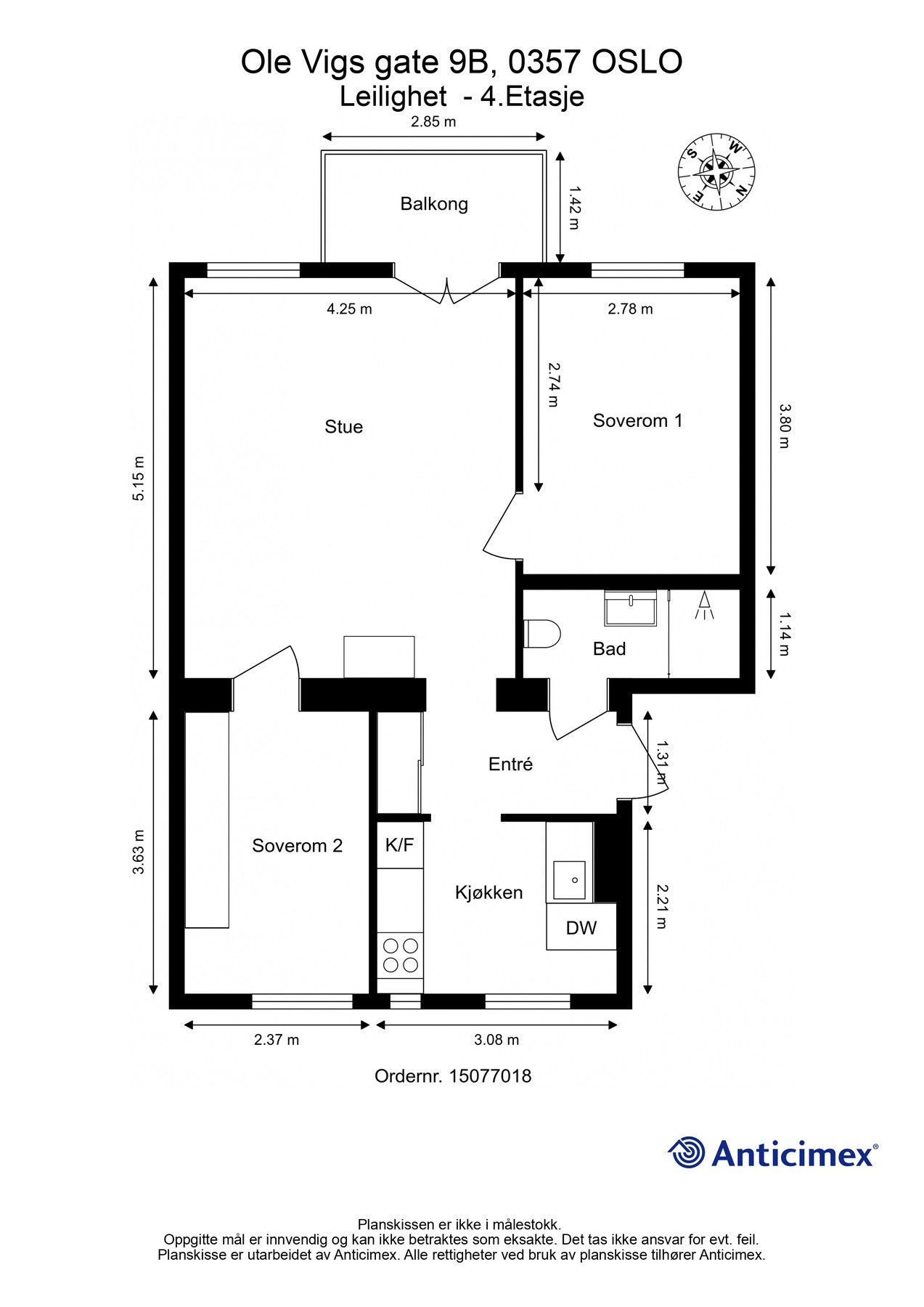 Plantegning. Galleribilde