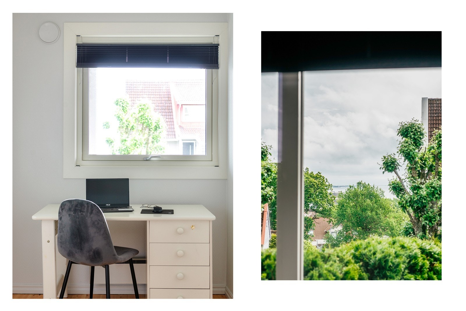 Det er vel ikke feil å ha denne utsikten fra hjemmekontoret? Rommer kan også brukes som soverom. Galleribilde