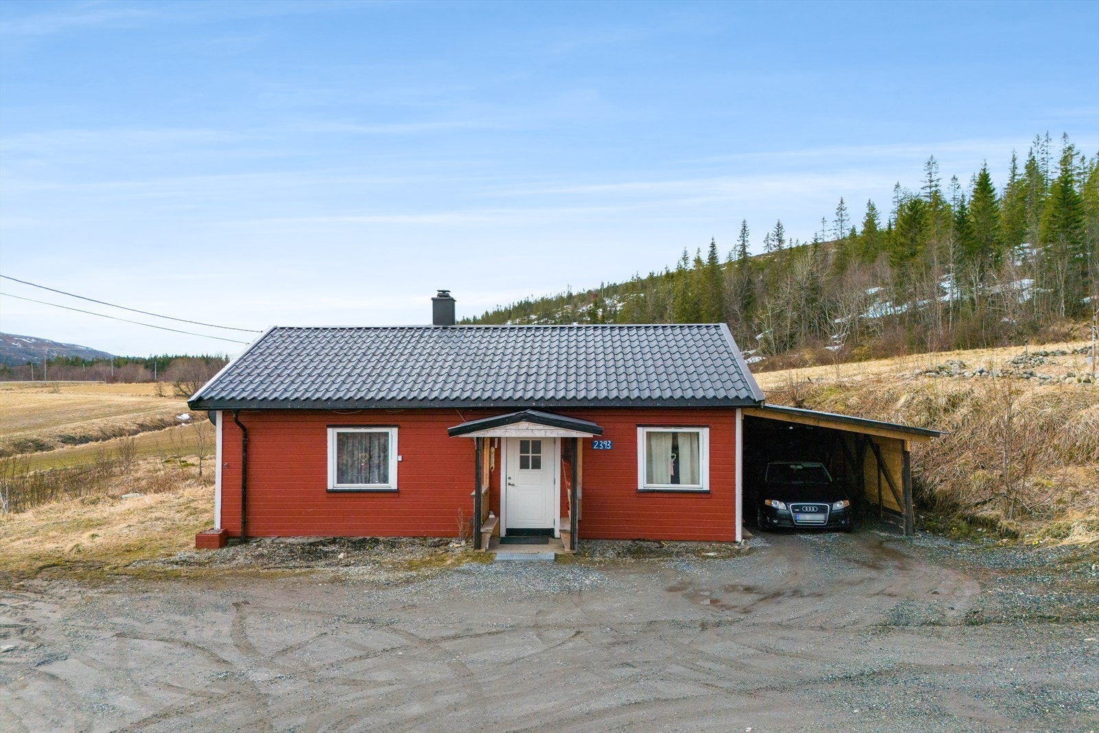 Det er det er godt med oppstillingsplasser på egen tomt. Galleribilde