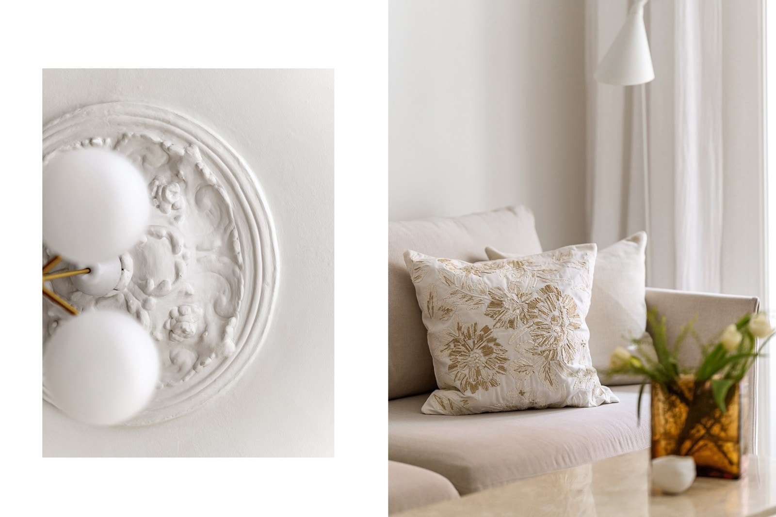 Her får du en gjennomgående god standard, samtidig som de klassiske detaljene som stukkatur og takrosett er vel bevart. Galleribilde