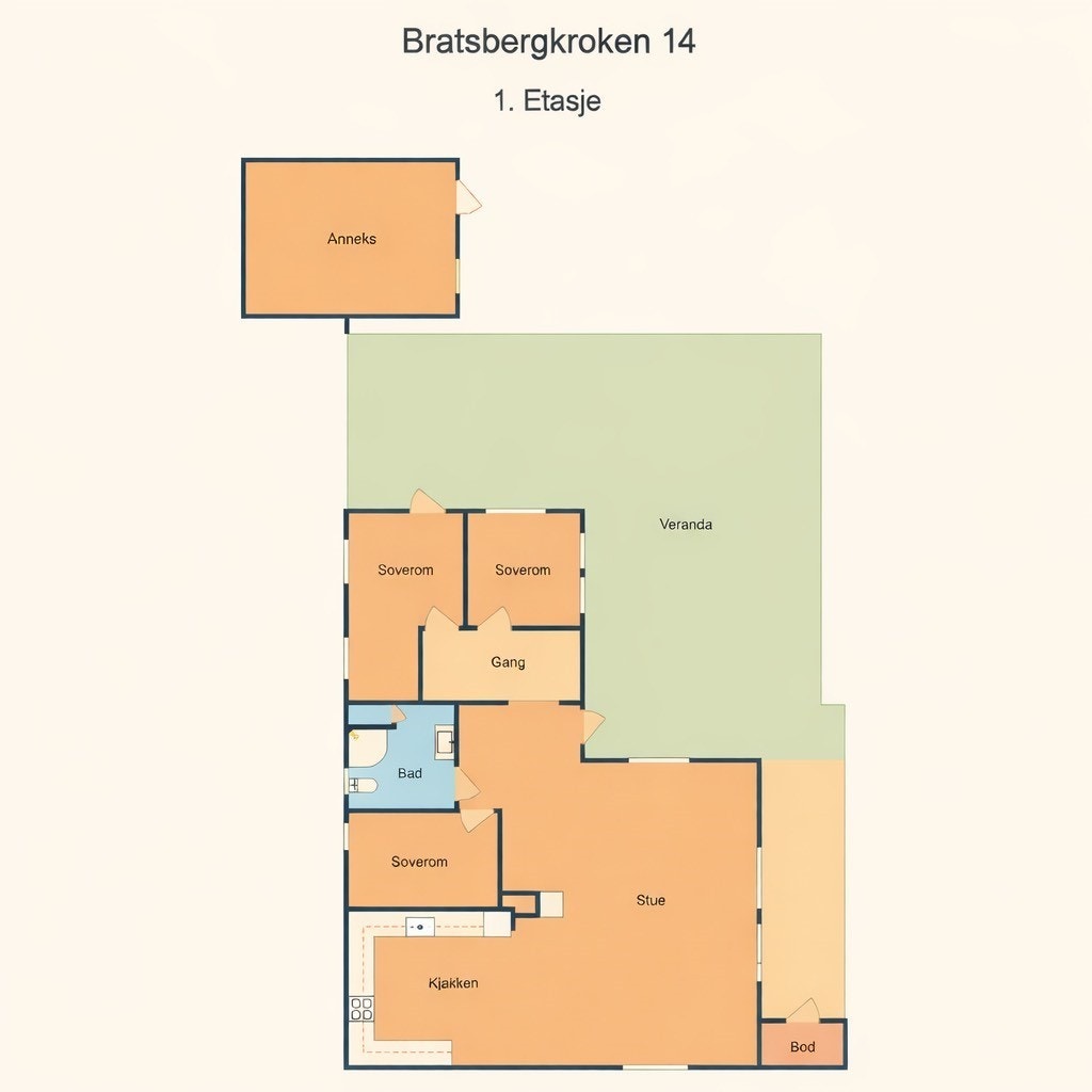 Plantegning Galleribilde