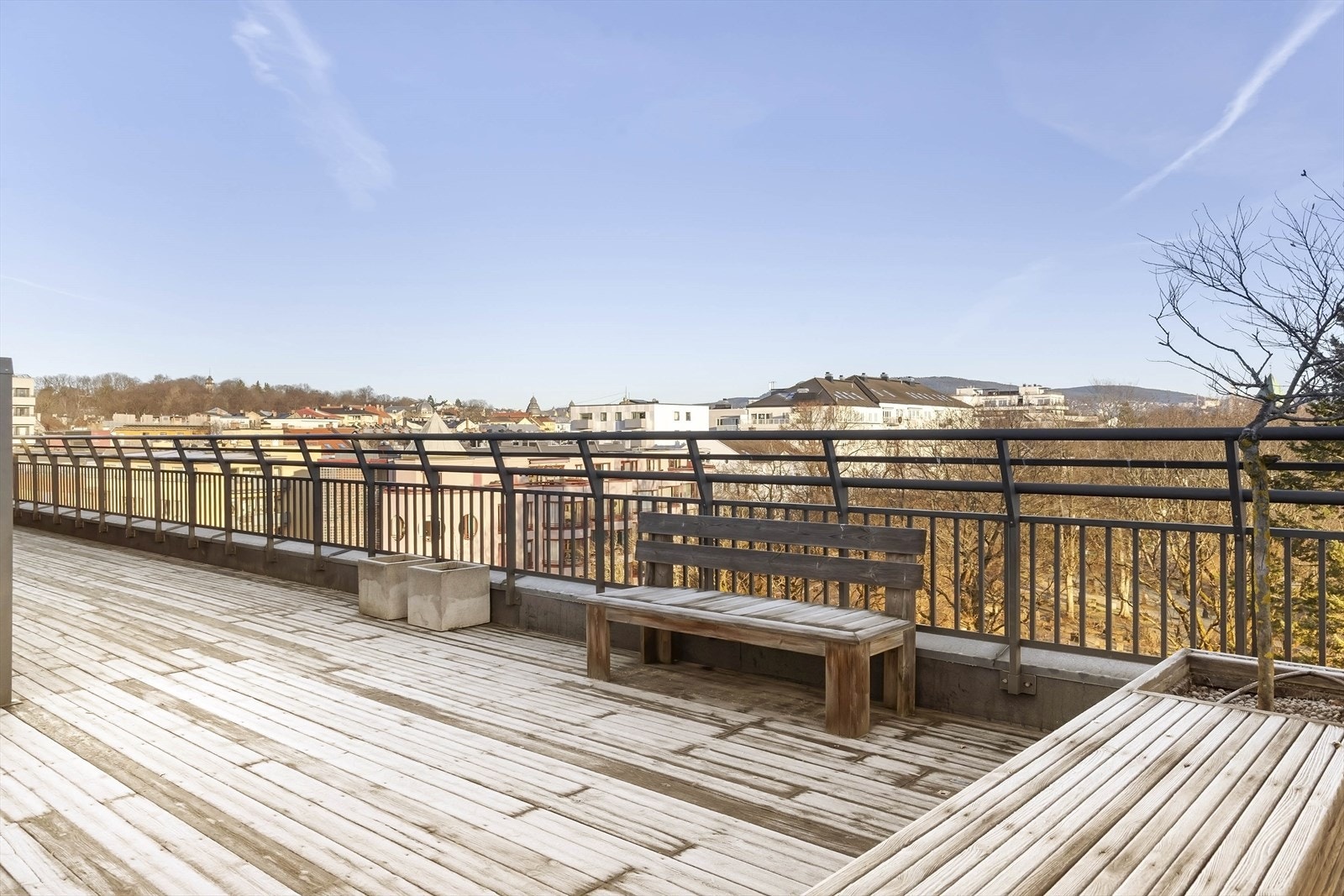 Her får man fantastiske solforhold og en spektakulær utsikt. Galleribilde