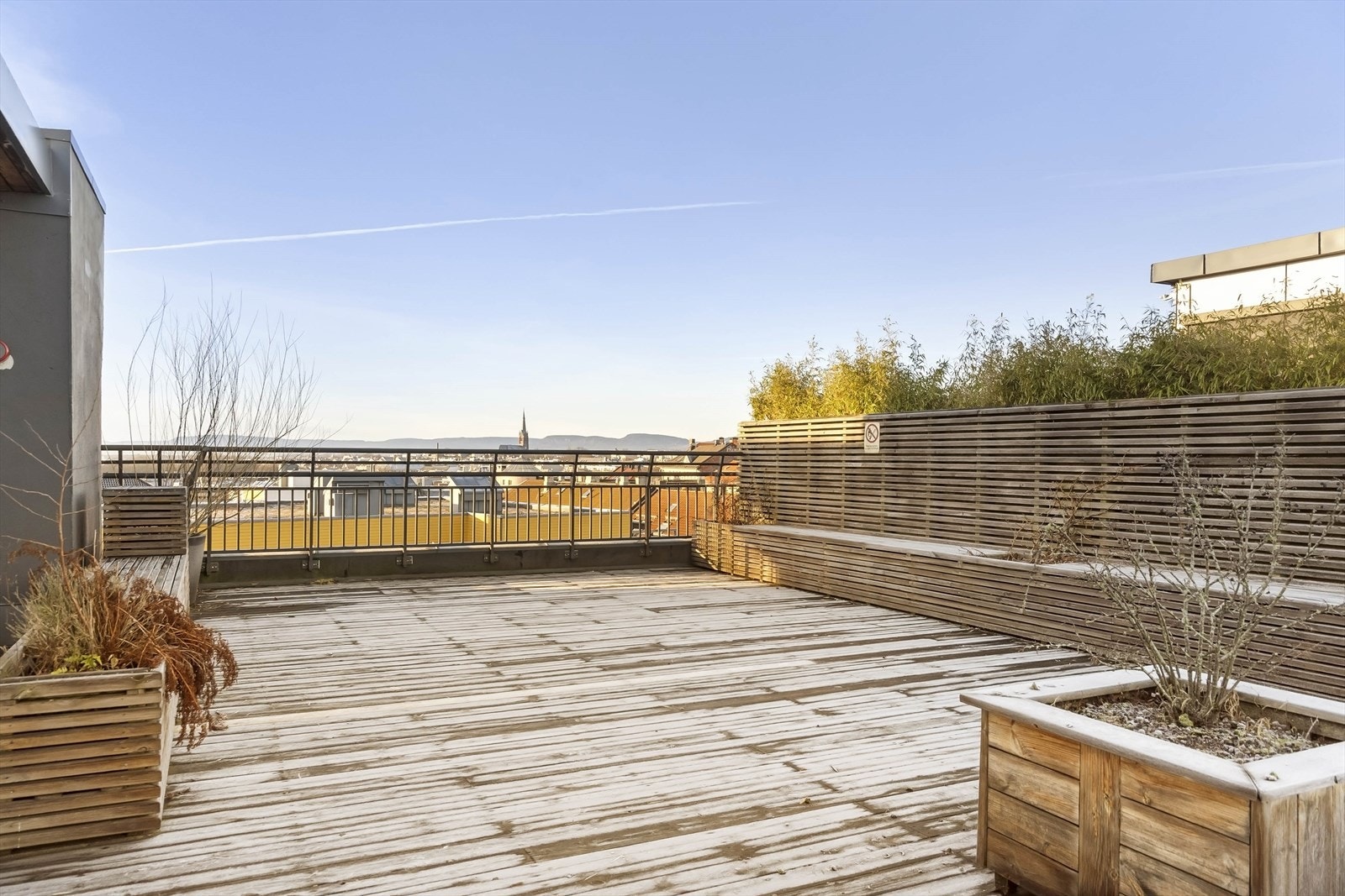 Borettslaget har to flotte takterrasser. Galleribilde