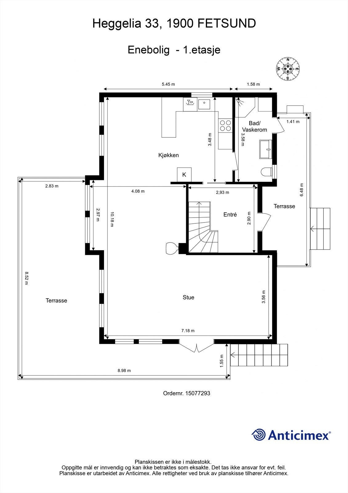 Plantegning 1.etasje Galleribilde