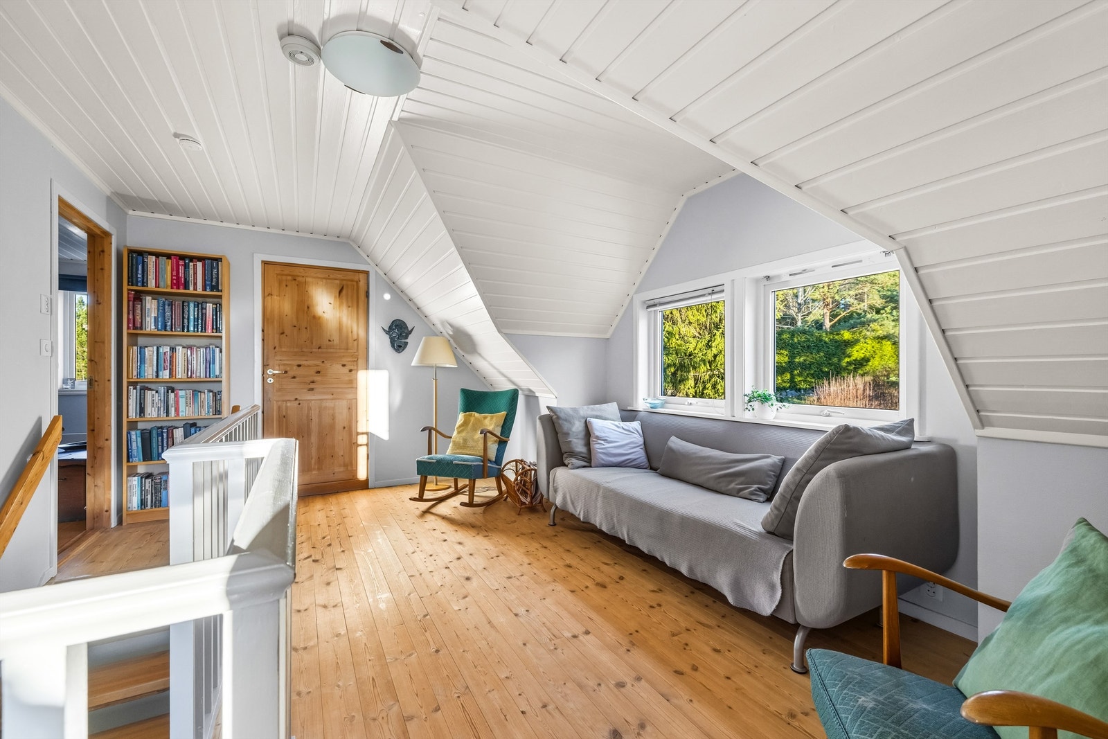 Stuen binder etasjen sammen med videre adkomst til samtlige rom. Galleribilde