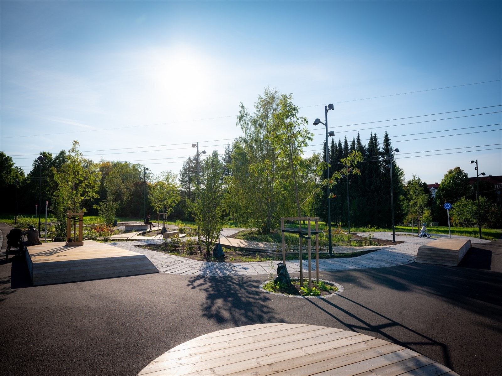 Manglerud bad og aktivitetshus samt utendørs skatepark åpnet høsten-22. Galleribilde