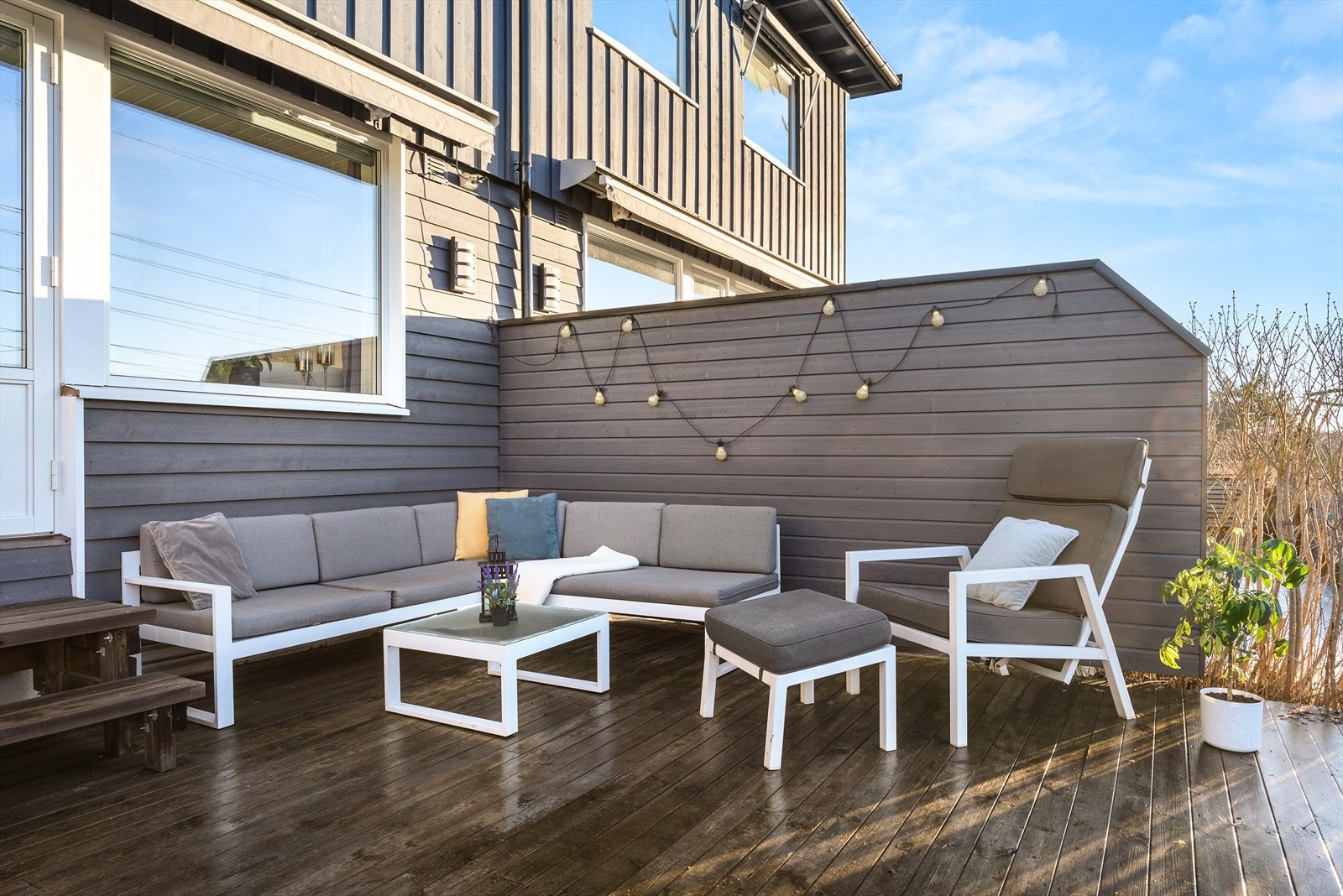 Terrassedør med isolerglass, ny fra 2017. Galleribilde