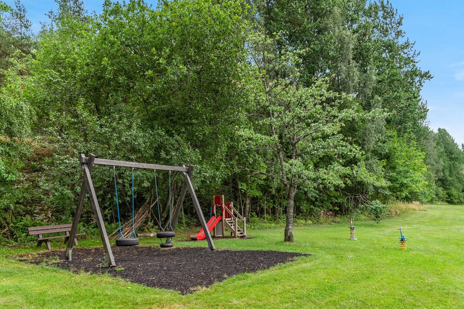 Borettslaget har flere lekeplasser i nærområdet. Galleribilde