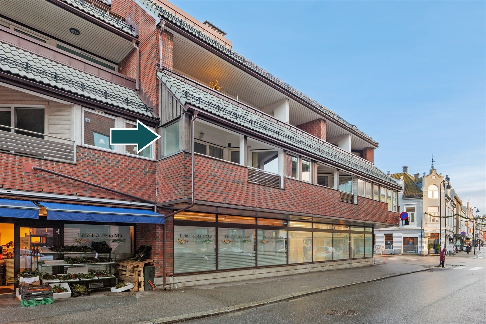 Leiligheten har en attraktiv beliggenhet i Sandefjord sentrum - få min gange til flere parkeringsanlegg Galleribilde