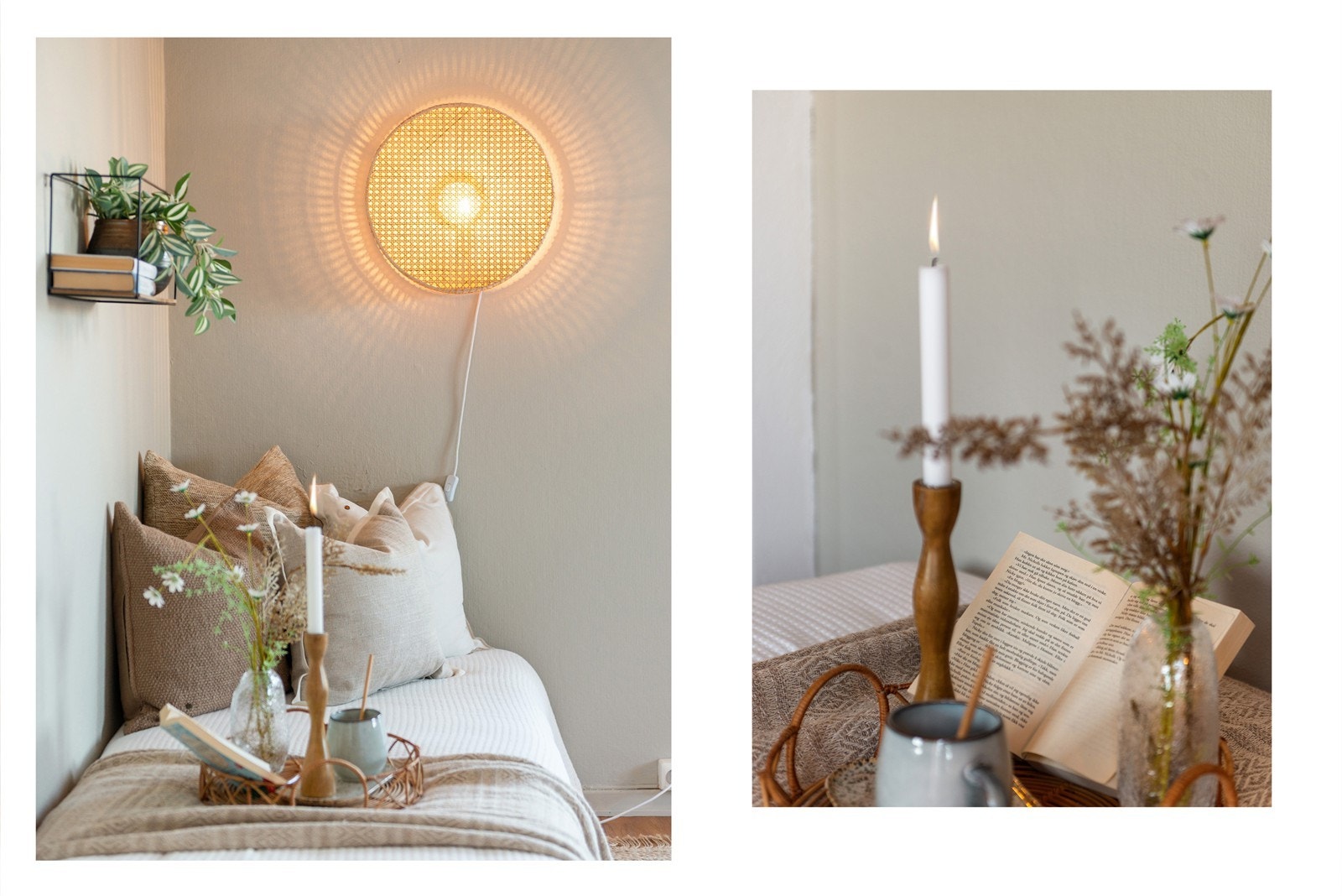 Leilighetens innvendige overflater består av gulvbelegg på gulv og slette malte flater på vegger og i tak. Galleribilde