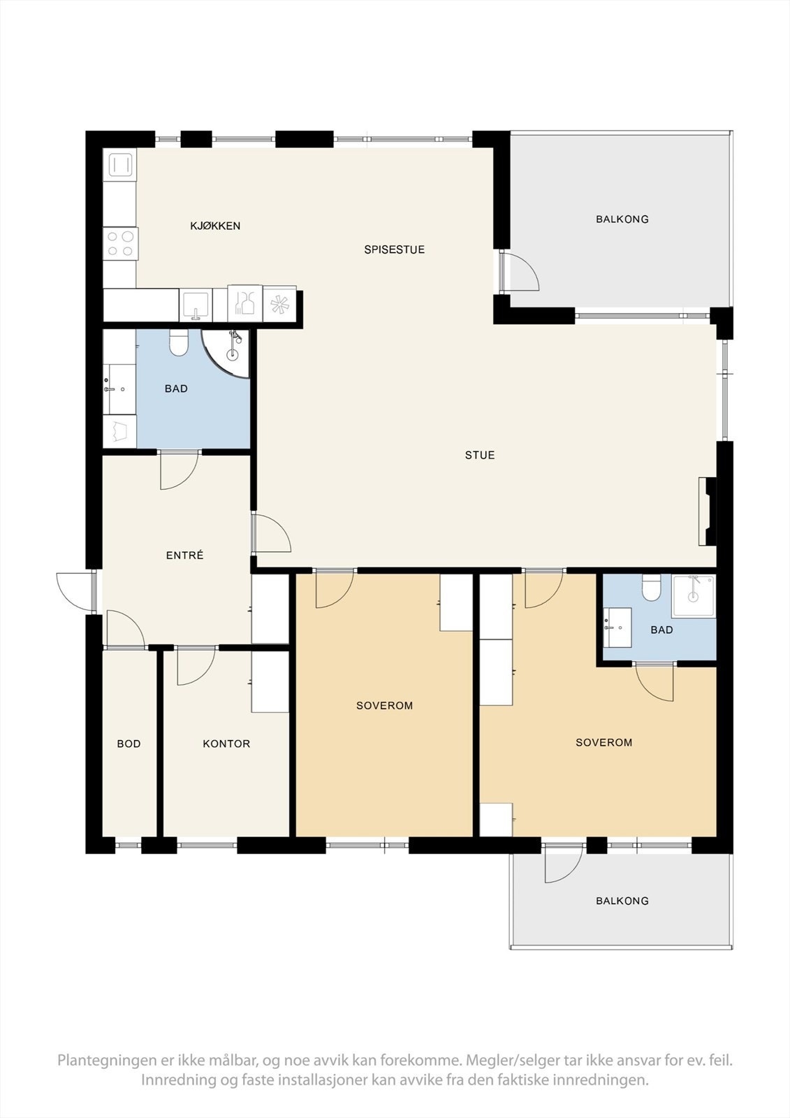 Plantegning Galleribilde