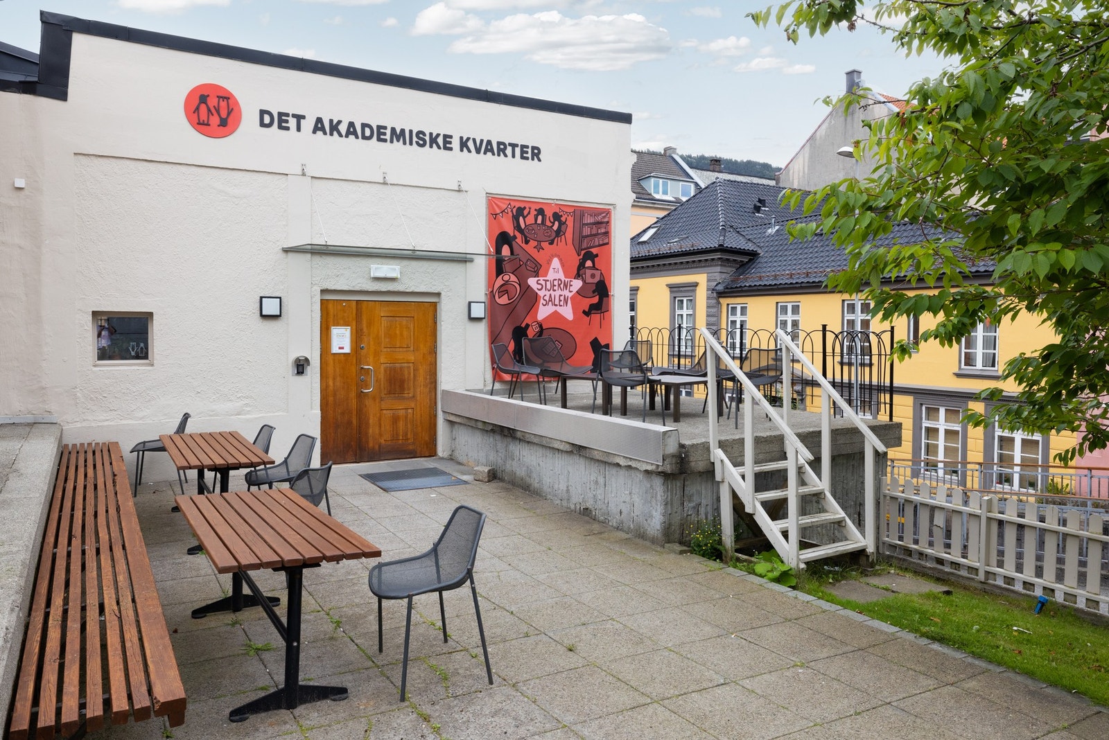 Like ved leiligheten ligger studentkulturhuset i Bergen, her arrangeres det blant annet flere arrangementer for studenter. Galleribilde