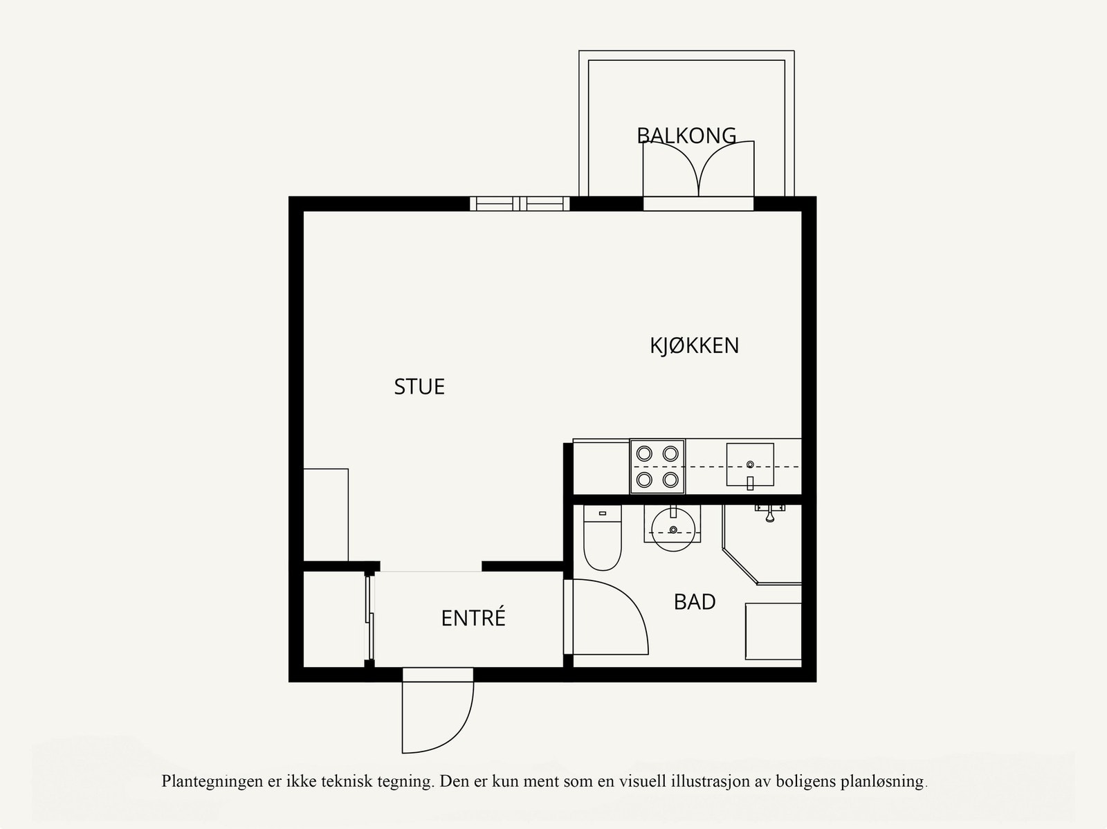 Planløsning. Galleribilde