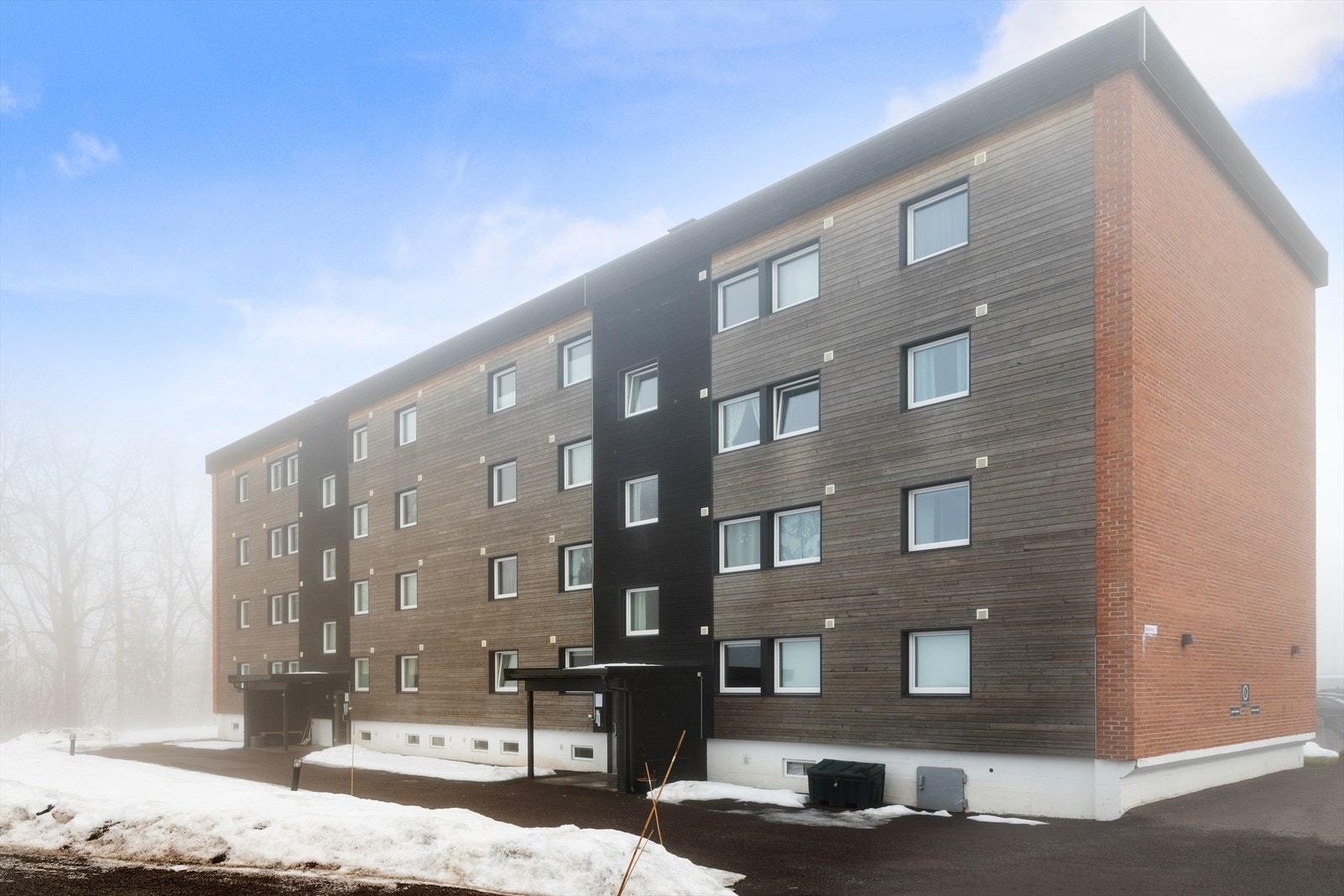 Fasaden på inngangssiden Galleribilde