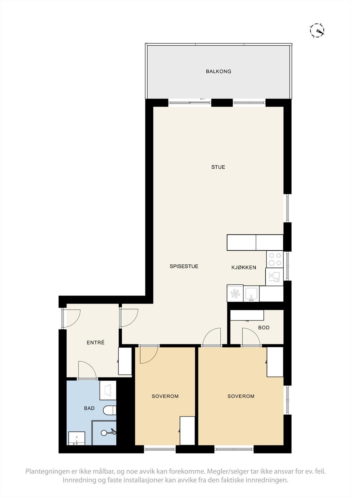 Plantegning Galleribilde