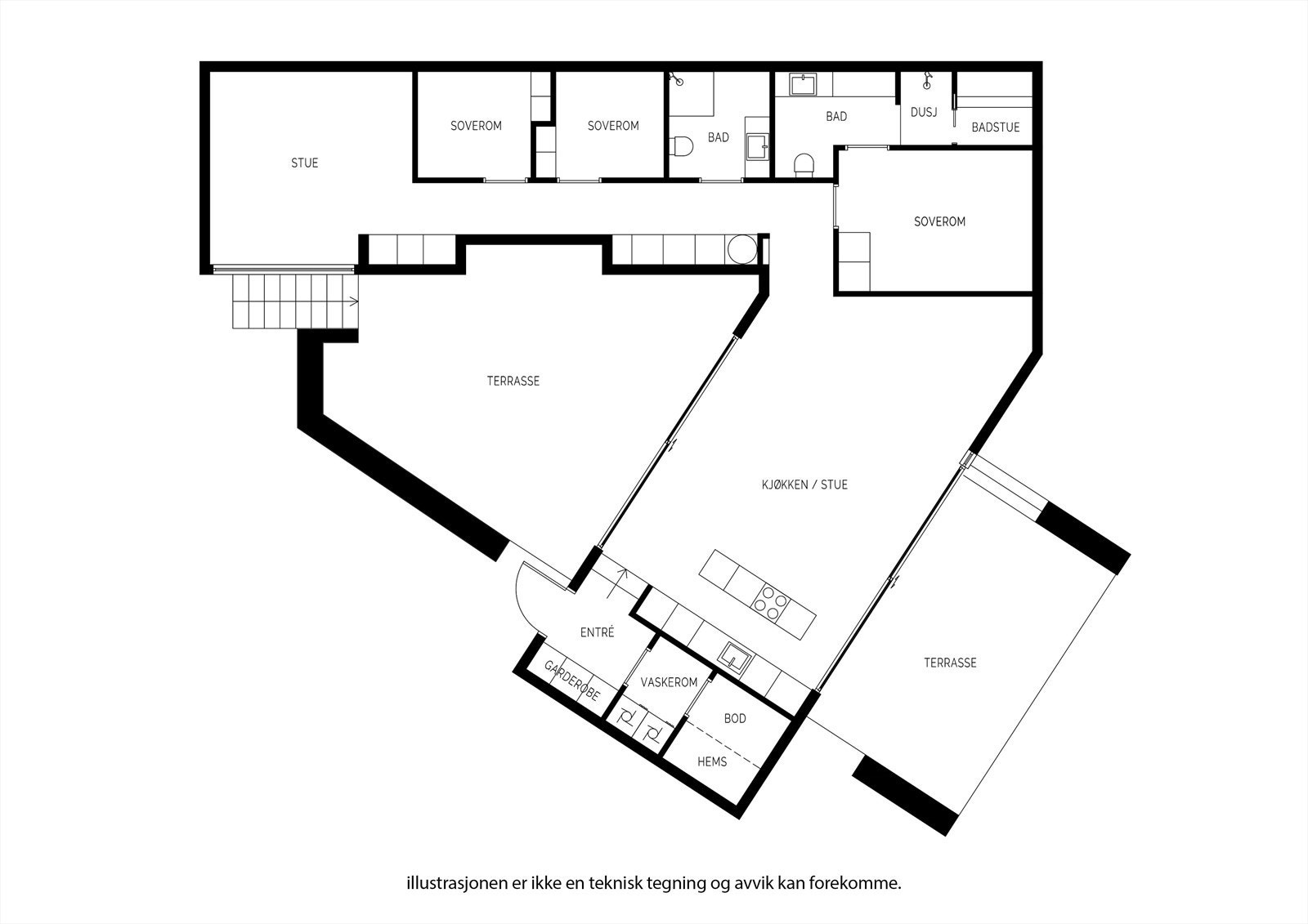 Plantegning. Galleribilde