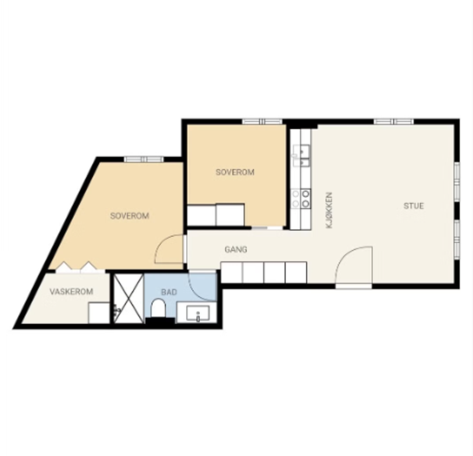 ASK Eiendomsmegling - Plantegning Galleribilde