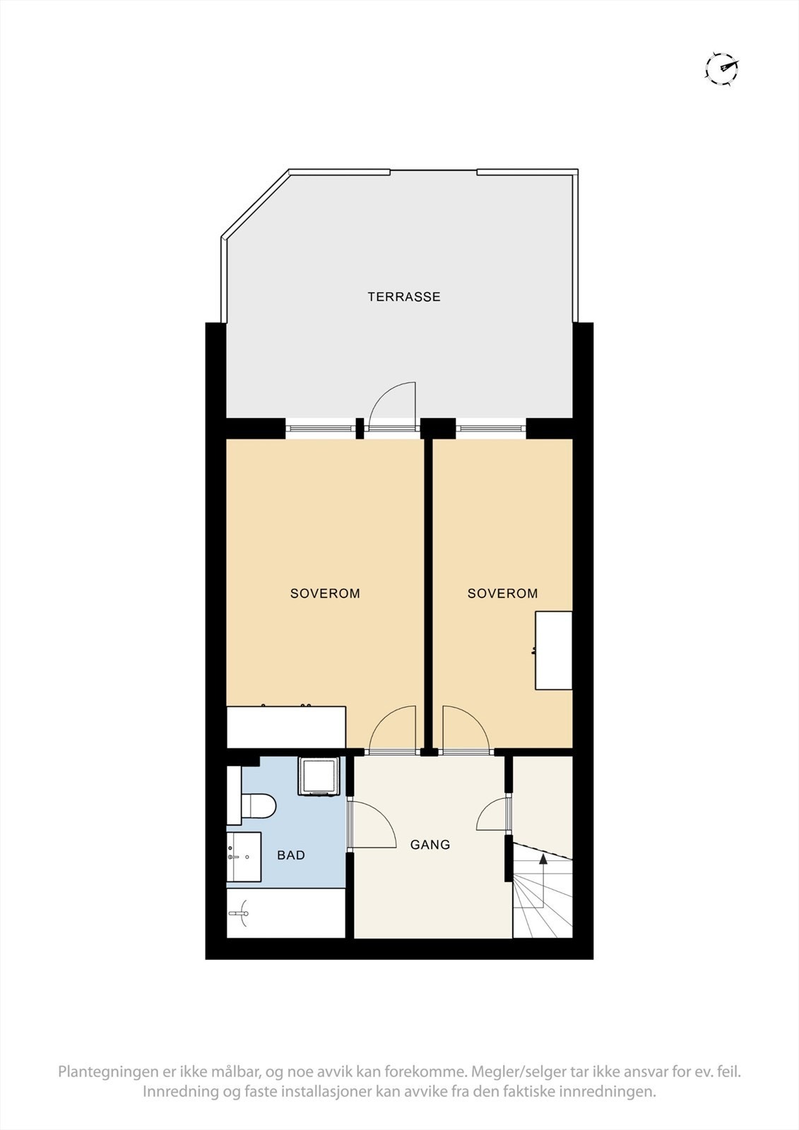 Plantegning, sokkeletasje. Galleribilde